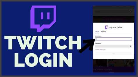 twitch website login|twitch account log in.